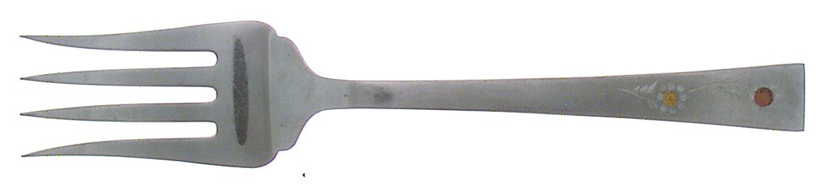Radiant (Stainless) Medium Solid Cold Meat Serving Fork by Nasco-1