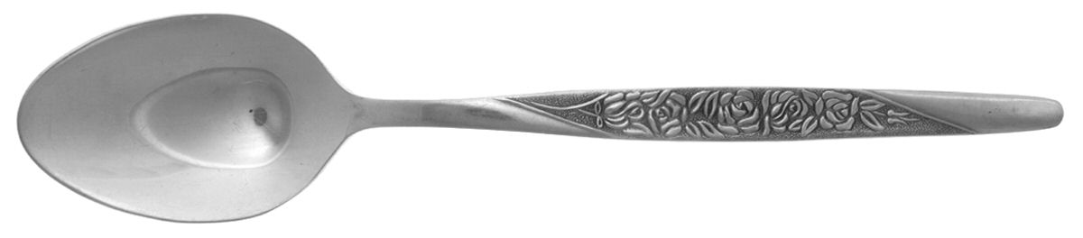 Rosevine-Caress (Stainless) Place/Oval Soup Spoon by Nasco-1