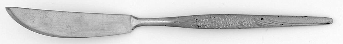 Tina (Stainless) Flat Handle Master Butter Knife by Nasco-1