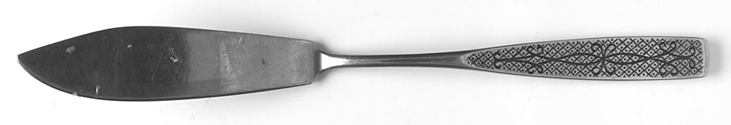 Antilles (Stainless) Flat Handle Master Butter Knife by National Stainless-1