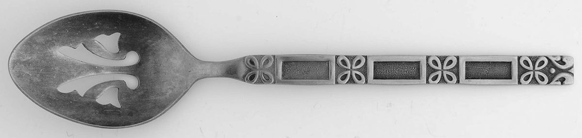 Bravissimo (Stainless) Pierced Tablespoon (Serving Spoon) by National Stainless-1
