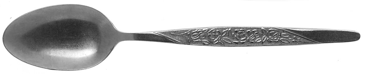 Caress (Stainless) Place/Oval Soup Spoon by National Stainless-1