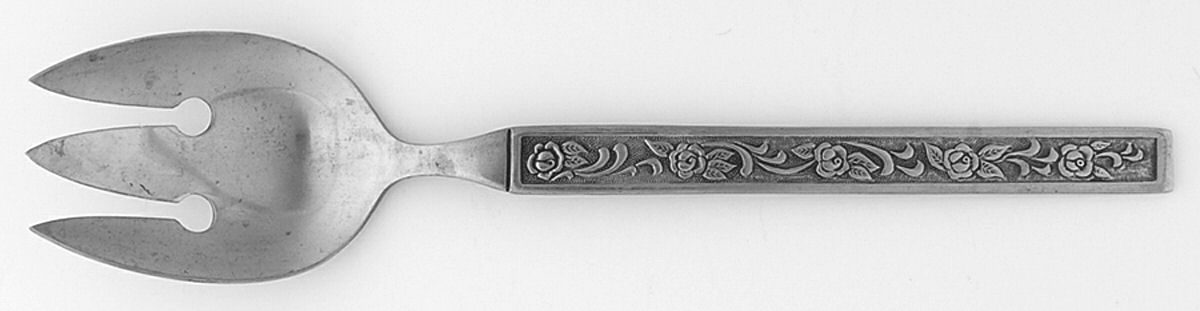 Costellano (Stainless) Solid Salad Serving Fork by National Stainless-1