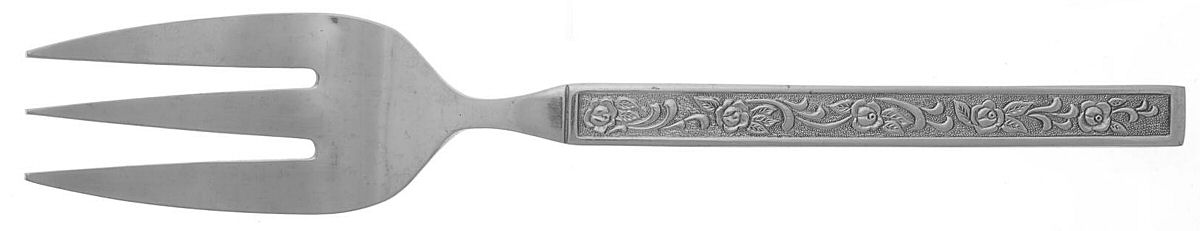 Costellano (Stainless) Medium Solid Cold Meat Serving Fork by National Stainless-1