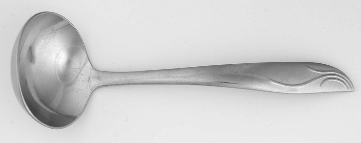 Finale (Stainless) Solid Gravy Ladle by National Stainless-1