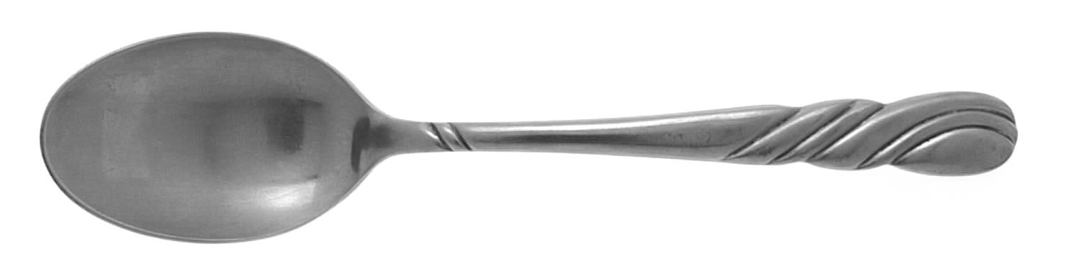 French Twist (Stainless) Place/Oval Soup Spoon by National Stainless-1