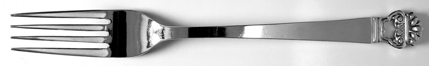 Golden King Eric (Gold Electroplate) Fork by National Stainless-1
