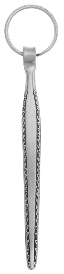 Granada (Stainless) Key Ring with Stainless Hoop HC by National Stainless-1