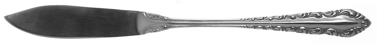 Illusion (Stainless) Flat Handle Master Butter Knife by National Stainless-1