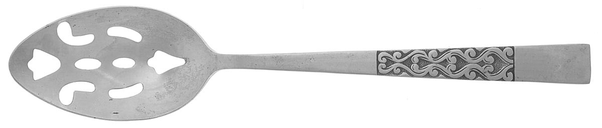 Intermezzo (Stainless) Pierced Tablespoon (Serving Spoon) by National Stainless-1