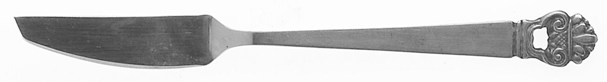 King Eric (Stainless) Flat Handle Master Butter Knife by National Stainless-1