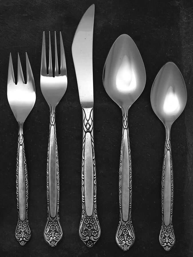 Laguna (Stainless) 5 Piece Place Setting by National Stainless-1