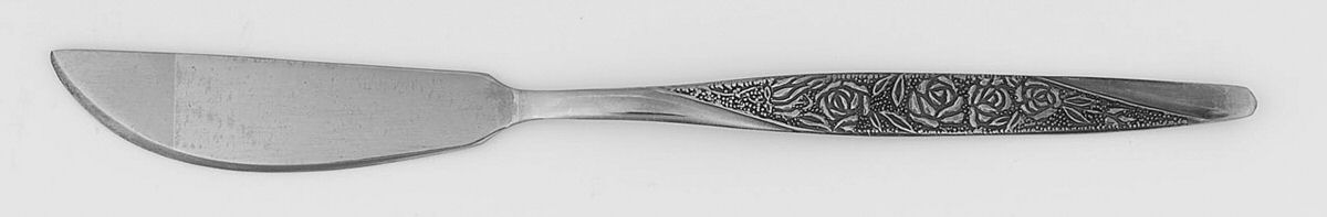 Caress (Stainless) Flat Handle Master Butter Knife by National Stainless-1
