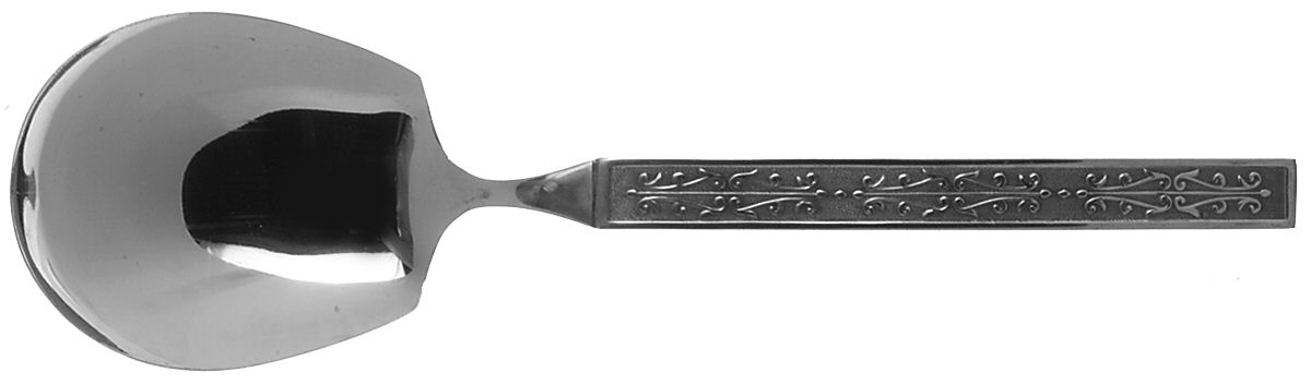 Miranda (Stainless) Solid Smooth Casserole Spoon by National Stainless-1