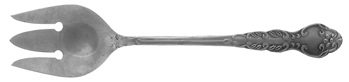 Nancy (Stainless) Medium Solid Cold Meat Serving Fork by National Stainless-1