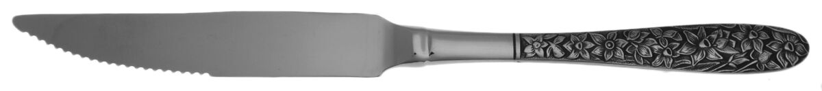 Narcissus (Stainless) Steak Knife Individual Hollow, Serrate HC by National Stainless-1