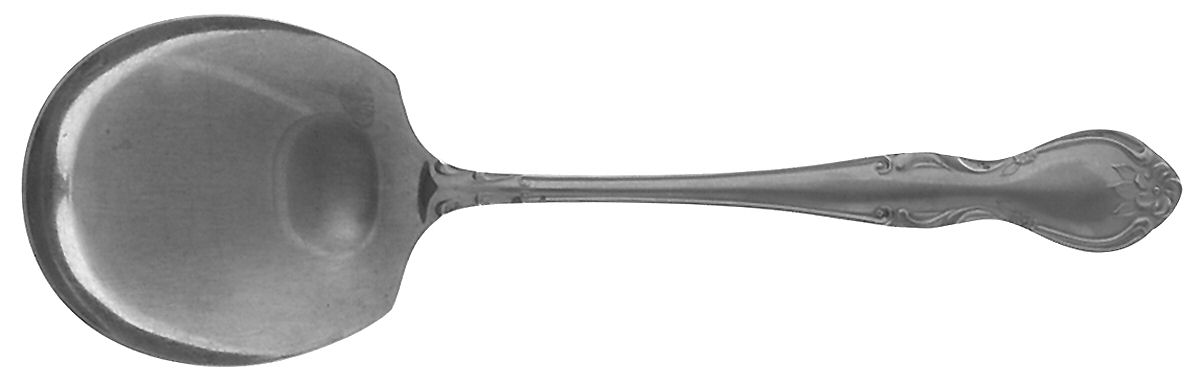 Norma (Stainless) Solid Smooth Casserole Spoon by National Stainless-1