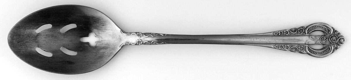 NST24 (Stainless) Pierced Tablespoon (Serving Spoon) by National Stainless-1