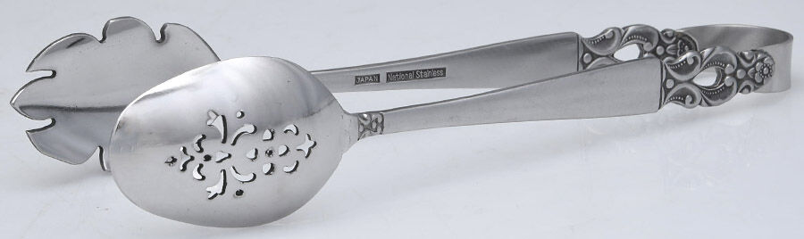 Olaf (Stainless) Ice Serving Tongs Large HC by National Stainless-1