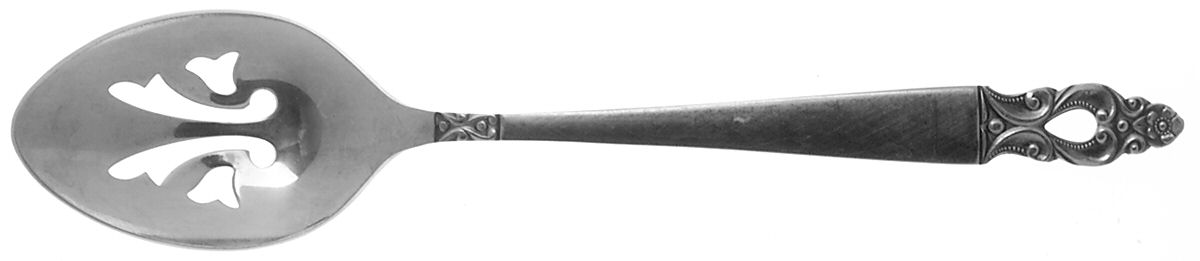Olaf (Stainless) Pierced Tablespoon (Serving Spoon) by National Stainless-1