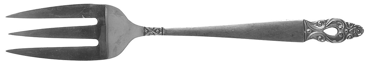 Olaf (Stainless) Large Solid Cold Meat Serving Fork by National Stainless-1