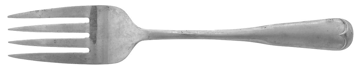 Olde Salem (Stainless) Medium Solid Cold Meat Serving Fork by National Stainless-1