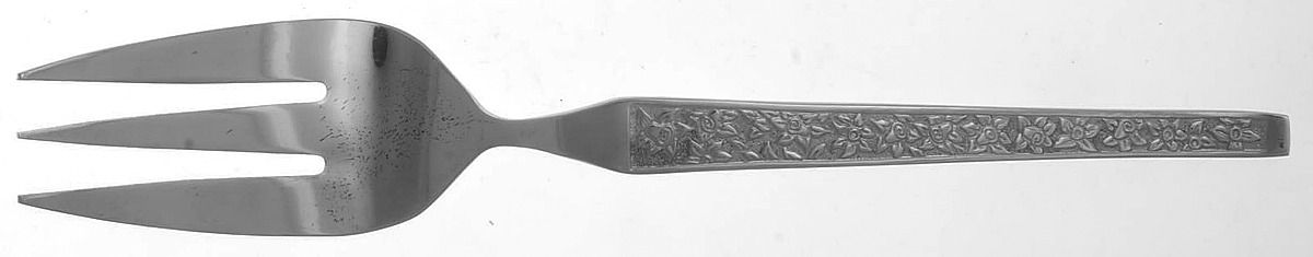Parma (Stainless) Medium Solid Cold Meat Serving Fork by National Stainless-1
