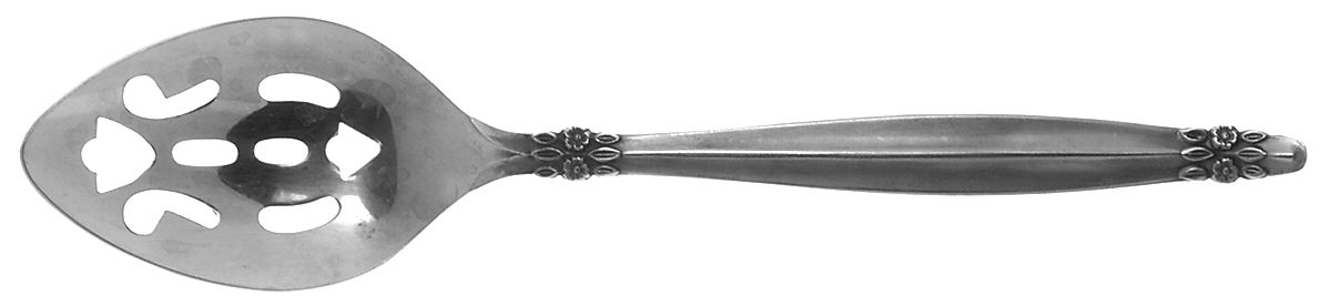 Royal Kent (Stainless) Pierced Tablespoon (Serving Spoon) by National Stainless-1