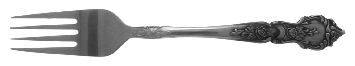 Rose & Leaf (Stainless) Fork by National Stainless-1