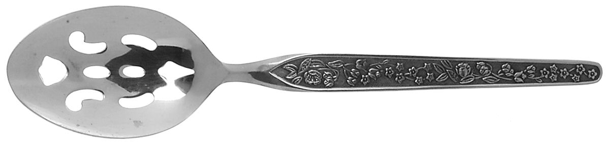 Sevita (Stainless) Pierced Tablespoon (Serving Spoon) by National Stainless-1