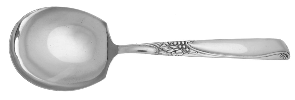 Sharrow (Stainless) Solid Smooth Casserole Spoon by National Stainless-1