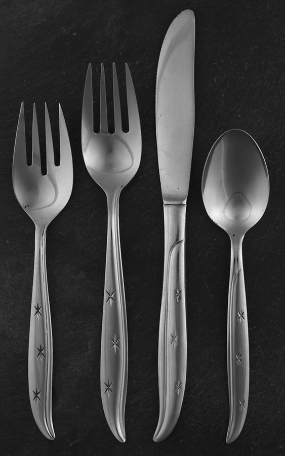 Starette (Stainless) 4 Piece Place Setting by National Stainless-1