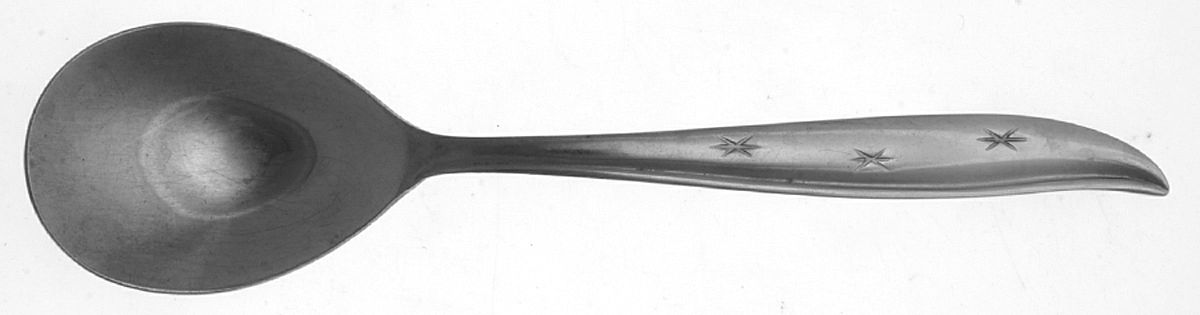 Starette (Stainless) Place/Oval Soup Spoon by National Stainless-1