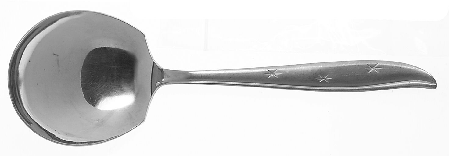 Starette (Stainless) Solid Smooth Casserole Spoon by National Stainless-1