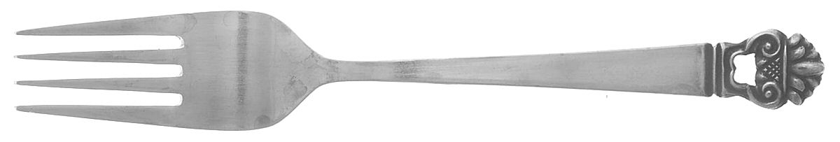 Swedish Crown (Stainless) Individual Salad Fork by National Stainless-1