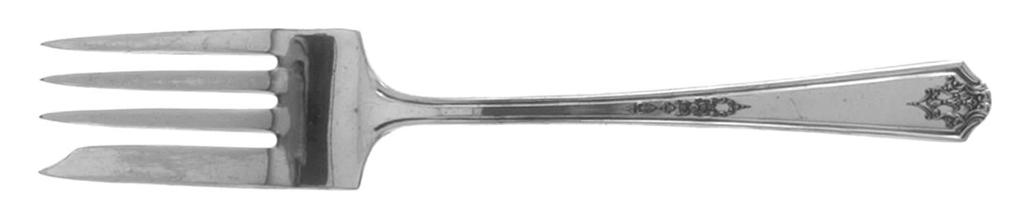 Fifteen (Silverplate) Small Solid Cold Meat Serving Fork by National Silver Co-1