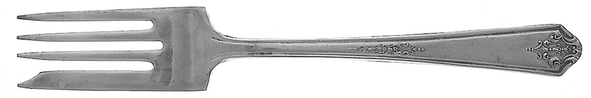 Fifteen (Silverplate) Individual Salad Fork by National Silver Co-1