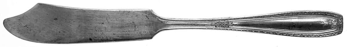 Sixteen (Silverplate) Flat Handle Master Butter Knife by National Silver Co-1