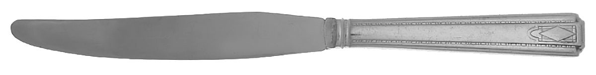 Seventeen (Silverplate) Modern Hollow Knife by National Silver Co-1