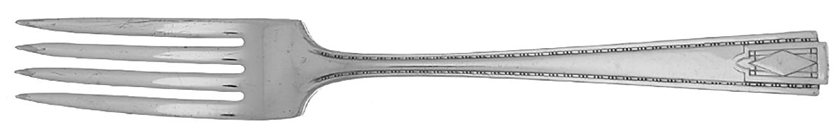 Seventeen (Silverplate) Fork by National Silver Co-1