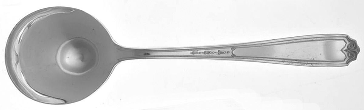 Nineteen (Silverplate) Round Bowl Soup Spoon (Gumbo) by National Silver Co-1