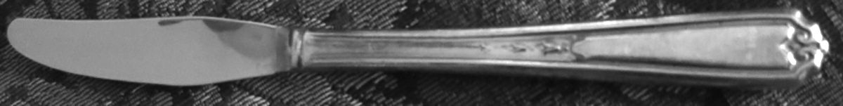 Nineteen (Silverplate) Modern Hollow Grille Knife by National Silver Co-1