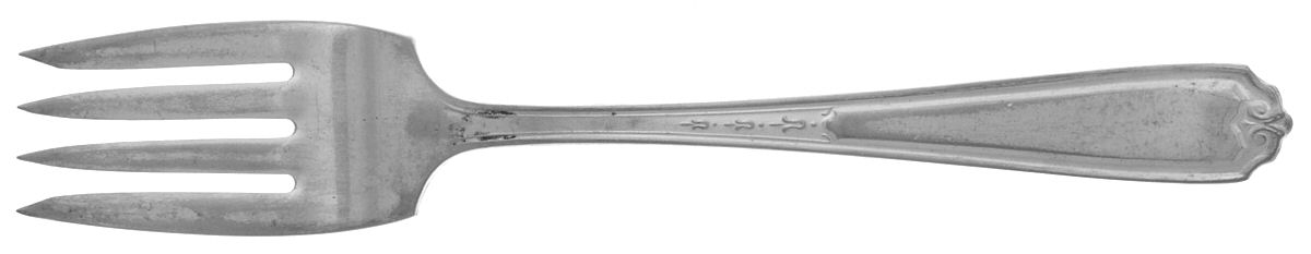 Nineteen (Silverplate) Individual Salad Fork by National Silver Co-1