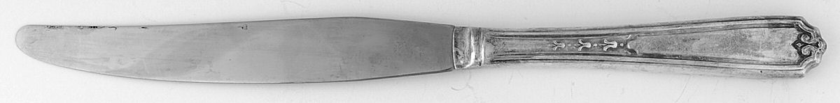 Nineteen (Silverplate) Modern Hollow Knife by National Silver Co-1