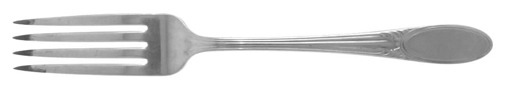 Three (Silverplate, 1936) Monogram Fork by National Silver Co-1