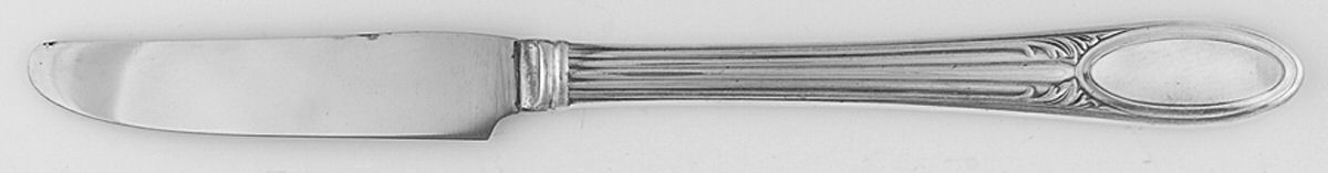 Three (Silverplate, 1936) New French Hollow Grille Knife by National Silver Co-1