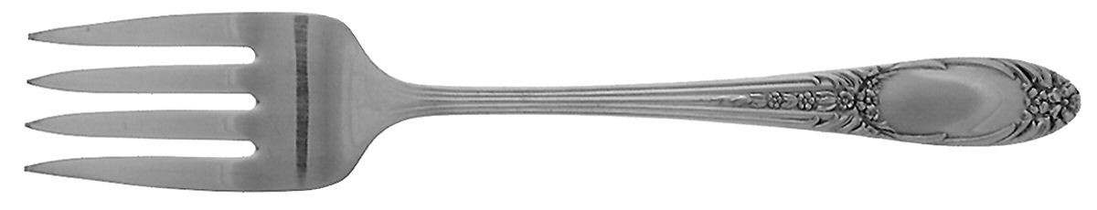 Four (Silverplate) Individual Salad Fork by National Silver Co-1