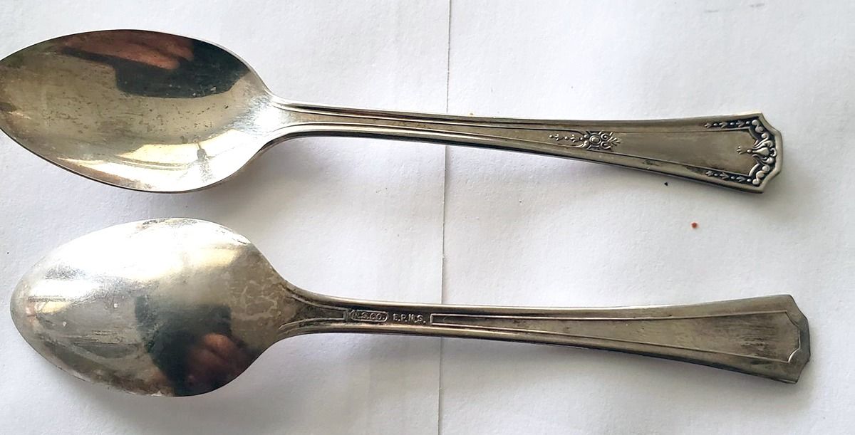 Nine (Silverplate) Demitasse Spoon by National Silver Co-1