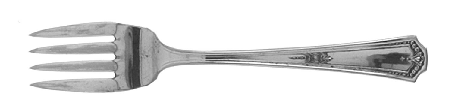 Nine (Silverplate) Individual Salad Fork by National Silver Co-1
