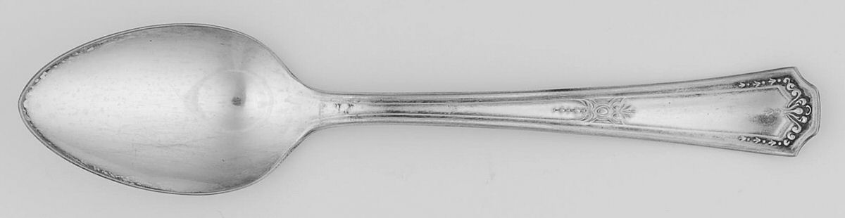 Nine (Silverplate) Teaspoon by National Silver Co-1
